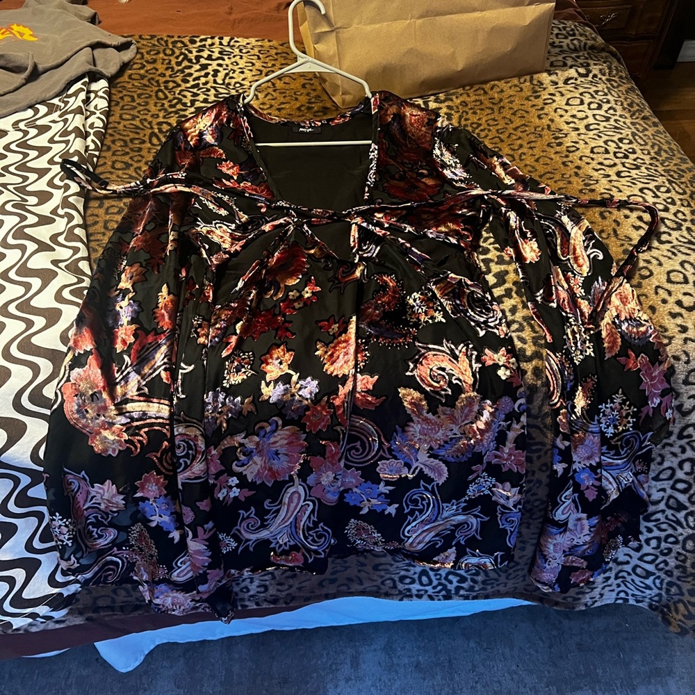 Nasty gal bell sleeve dress